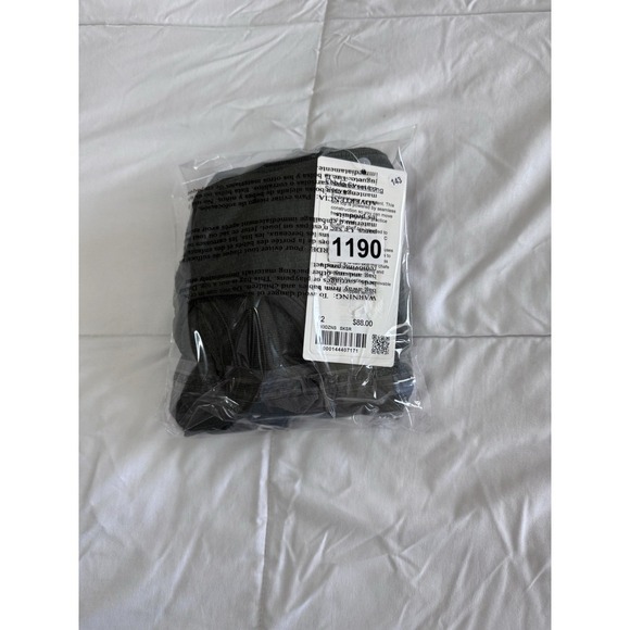 New Lululemon Ebb to Street Sz 12 Long Sleeve Shirt Smoked Spruce Green W/ Bra - Picture 9 of 9